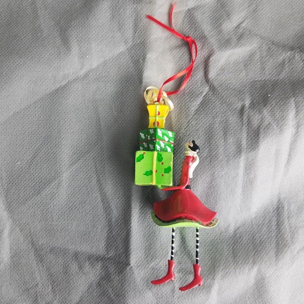 DEPT 56 LOLLYSTICKS Kym Bowles  HOLIDAY SHOPPER‎ Christmas Elf Legs